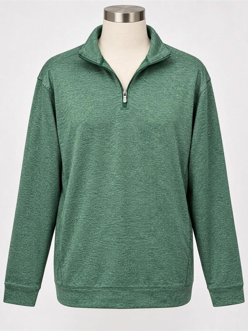 Cutter & Buck Men’s 2XT Green DryTec UPF 50+ Quarter Zip Pullover